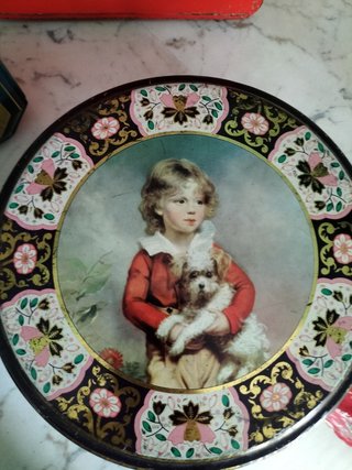 6 scatole di latta vintage