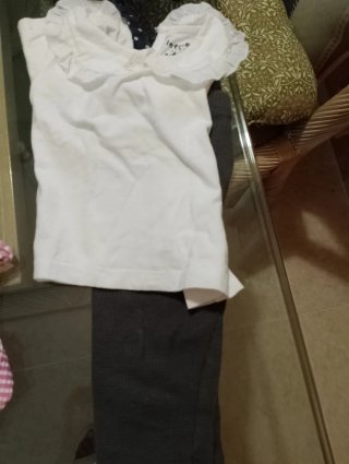 Conjunto bebé niña Boboli verde y amarillo