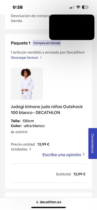 Traje de Yudo Infantil Blanco