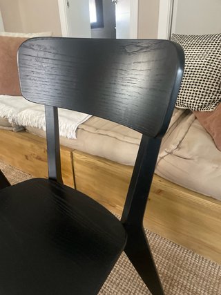 Urge 2 Sillas IKEA LISABO Negras
