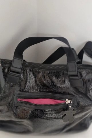 Bolso Tous Amberani Lindsay Negro Charol