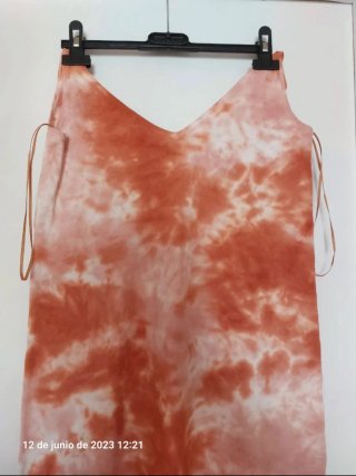 Vestido midi tie dye