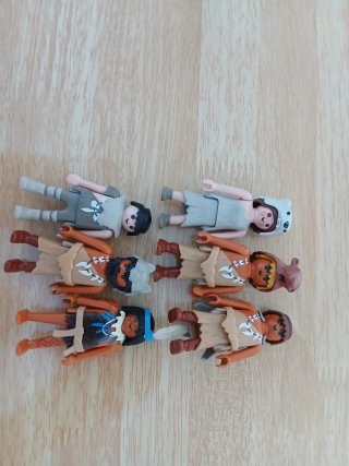 Playmobil figuras tribales todos 7€