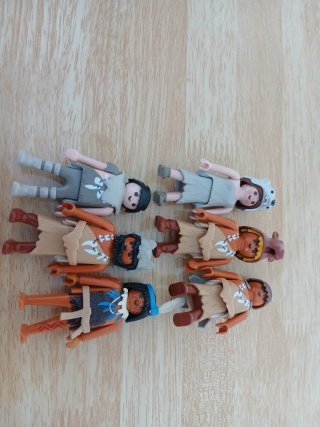 Playmobil figuras tribales todos 7€