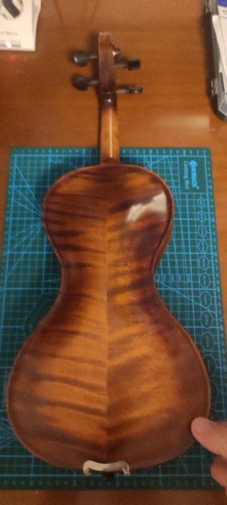 Violín Estilo Gusetto sin Esquinas 4/4 Sin afinar.