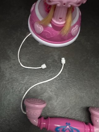 Telefono giocattolo rosa con musica