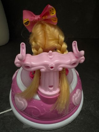 Telefono giocattolo rosa con musica