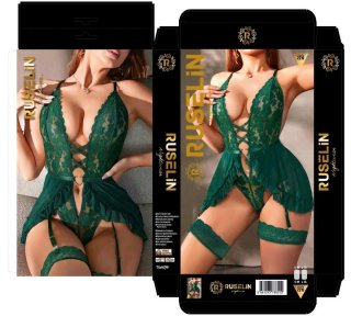 Conjunto lencería RUSELIN leopardo