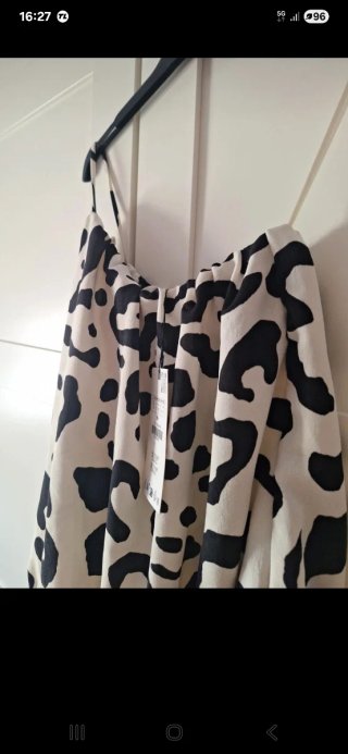 Top Zara estampado animal print S/M