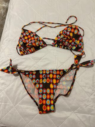 Bikini de dos piezas estampado