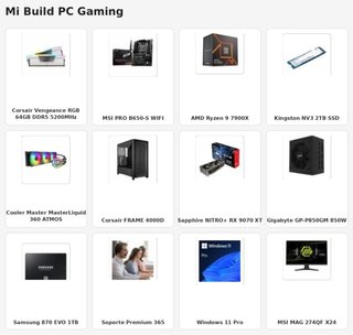 PC Gaming Ryzen 9 7900X + RX 7900 XT