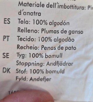 Relleno nórdico gris claro Ikea