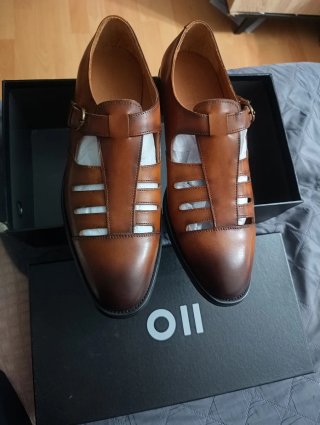 Sandalias Fisherman PuroEGO Cognac