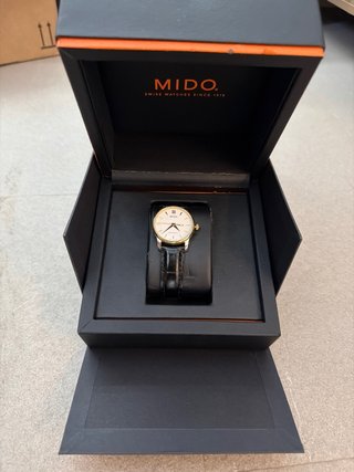 Reloj Mido Baroncelli Oro Blanco Nuevo