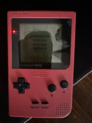 Nintendo Game Boy Pocket Rosa Original MGB-001