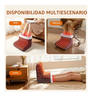 Calentador de pies eléctrico con control