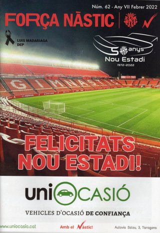 REVISTA FORÇA NÀSTIC. No 62. FEBRER 2022