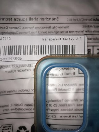 Funda Samsung Galaxy A13 Transparente
