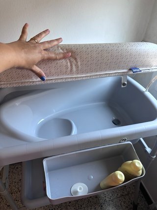 Bañera cambiador bebé
