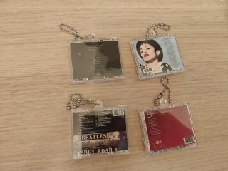 Llavero Mini CD con Código NFC