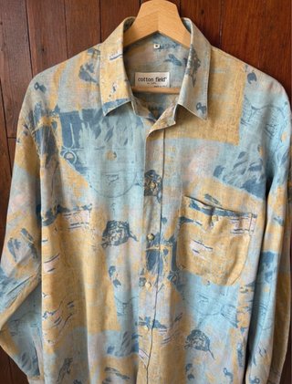 Camicia vintage Cotton Field 100% viscosa
