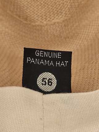 Sombrero Panamá genuino talla56
