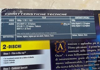 LA BELLA EVLA BESTIA Blu-ray ED. SPECIALE 2 DISCHI