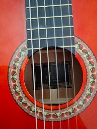Guitarra Antonio De Toledo Roja