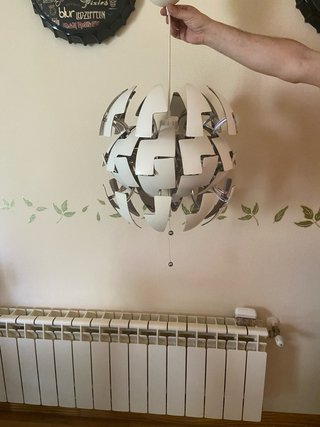 Lámpara de techo esférica Ikea
