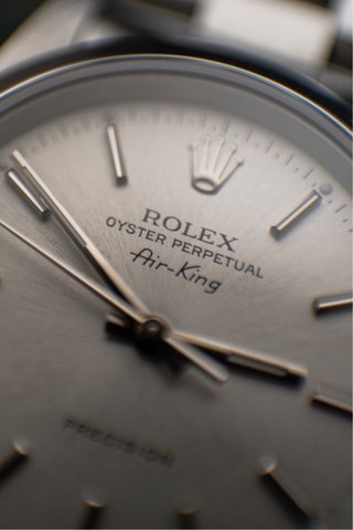 Rolex Air-King 14000 Esfera Blanca