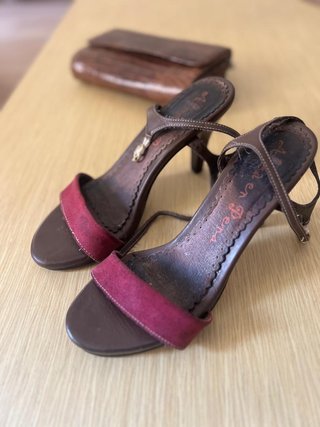 Zapatos Alma en Pena ante fucsia T41