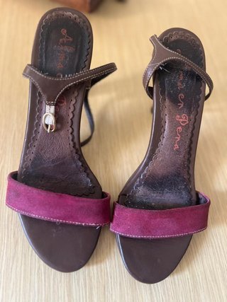 Zapatos Alma en Pena ante fucsia T41