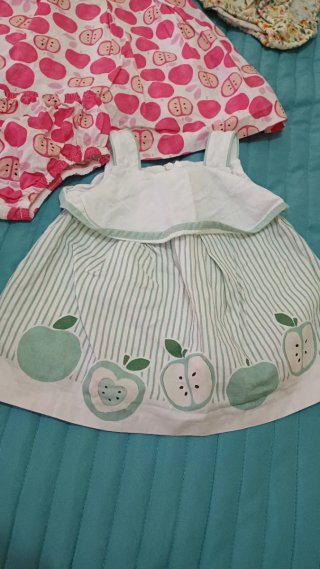 Lote 4 vestidos verano bebé