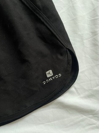 Pantalón corto deporte Domyos negro 2XS