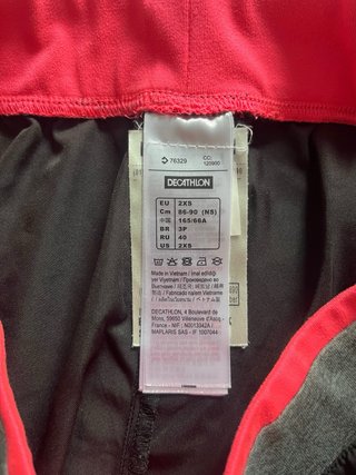 Pantalón corto deporte Domyos negro 2XS