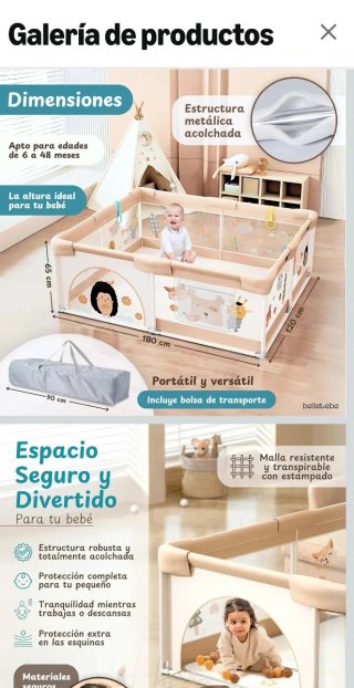 Parque infantil para bebés