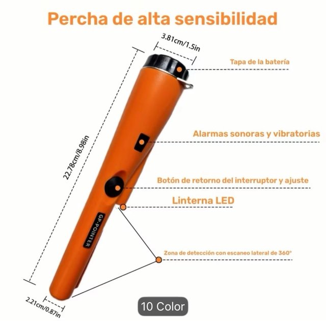 Pack de 2 detectores metales GP-POINTER