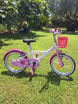 Bicicleta infantil rosa Btwin
