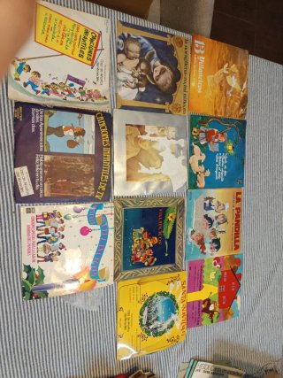 Lote 10 Vinilos Canciones Infantiles y Villancicos