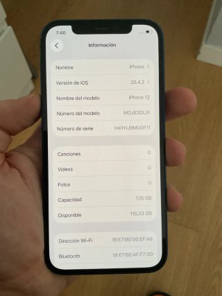 iPhone 12 Azul 128GB