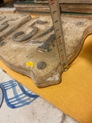 Números de calle antiguos 25 y 54