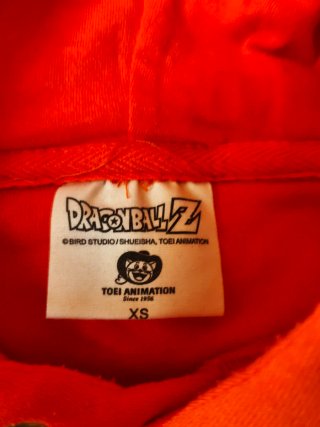 Sudadera Dragon Ball Z Naranja Talla XS