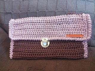 Bolso de mano tejido