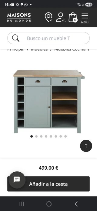Isla de cocina Maison du Monde
