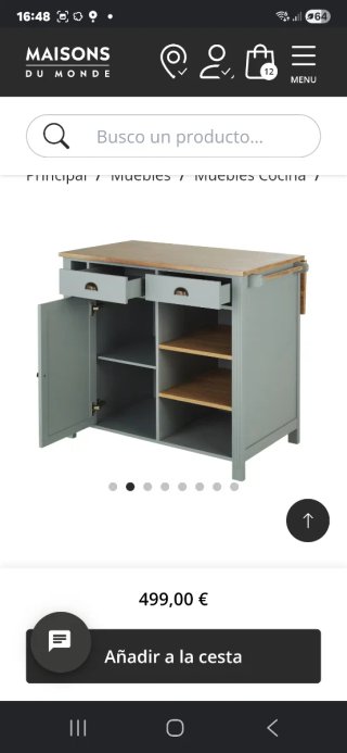 Isla de cocina Maison du Monde
