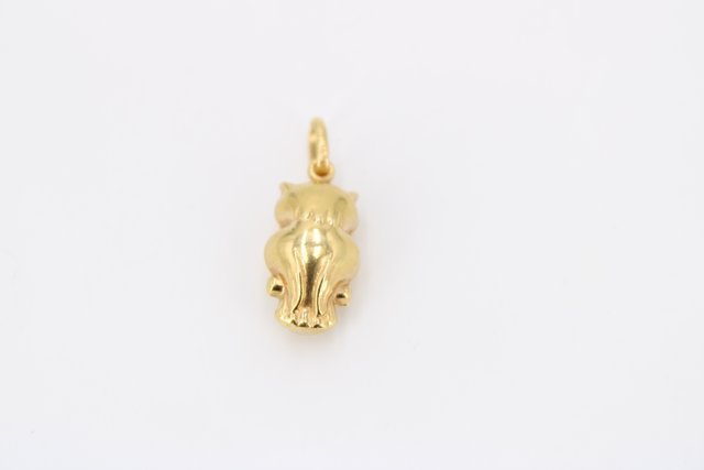 Colgante de oro 18K con forma de búho