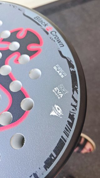 Pala de Pádel Black Crown Viva