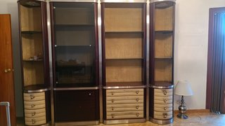 Vitrina / Mueble Salón Caoba