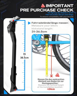 Pata de Bicicleta Watsabro Aluminio Estable
