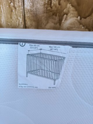 Cuna Ikea + Colchón de Regalo